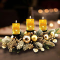 28" Christmas Triple Candelabrum Centerpiece